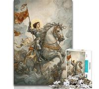 Jigsaws 1000 Pieces for Adults Female Warrior Adult Puzzles,Challenging Game Gifts for Is Ideal As A Gift for The Whole Family 38x26cm