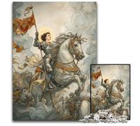 Jigsaws 1000 Pieces for Adults Female Warrior Puzzle for Age 14+ Educational Challenge Fun Activities at Home, Birthday Gifts, Travel Gifts 26X38CM