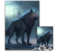 Jigsaws 1000 Pieces for Adults Fenrir The Norse WolfPuzzles for Adults Educational Activity for Cognitive Skills Cognitive Skill Improvement 1000 PCS(75x50cm)