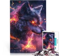 Jigsaws 1000 Pieces for Adults “Flash Wolf” Made of cardboard,for 14+ Educational toy game challenge As a gift for the whole family and friends。size:26x38cm/10.24x14.96inch