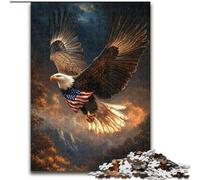 Jigsaws 1000 Pieces for Adults Flying Eagle, for 14+ For Family Fun & Game Night Artists' Collection, Fine Arts 26x38cm
