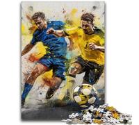 Jigsaws 1000 Pieces for Adults Football Sports Adult Puzzles,Challenging Game Gifts for Is Ideal As A Gift for The Whole Family (50x75cm)