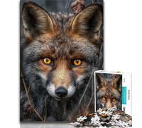 Jigsaws 1000 Pieces for Adults Forest Fox, Brain Intelligence Challenge Addictive Toys,gifts for Friends And Family for for Age 14 38x26cm