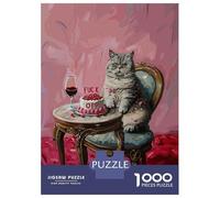 Jigsaws 1000 Pieces for Adults Fuck Off Jigsaws for Adults Relax Games Presents for Women Unique Birthday And Xmas Gifts 52x38cm/1000pcs
