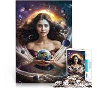 Jigsaws 1000 Pieces for Adults Gaia Mother of Universe Made of cardboard,for age 14 years and over Educational toys Unique Birthday size:26x38cm/10.24x14.96inch