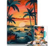 Jigsaws 1000 Pieces for Adults Galapagos Island Landscape,Help The Brain Exercise Addictive Toys to Cultivate Patience Perfect Decoration (38x26cm)