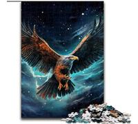 Jigsaws 1000 Pieces for Adults Galaxies Eagles Wooden Puzzles size : 50x75cm Challenging Brain Teaser for Teenagers, Family Game Night Fun