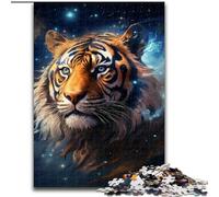 Jigsaws 1000 Pieces for Adults Galaxies Tigers Wooden Puzzles size : 50x75cm Challenging Brain Teaser for Teenagers, Family Game Night Fun