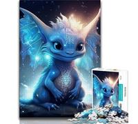 Jigsaws 1000 Pieces for Adults Galaxy Dragon Baby Adult Puzzles,Challenging Game Gifts for Is Ideal As A Gift for The Whole Family 38x26cm