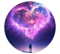 Jigsaws 1000 Pieces for Adults Galaxy Heart Nebula Challenging Puzzles Challenging Brain Teaser, Family Game Night (67.5x67.5cm)