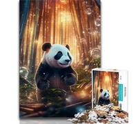 Jigsaws 1000 Pieces for Adults Galaxy Panda,Help The Brain Exercise Addictive Toys to Cultivate Patience Gift For Birthdays (75x50cm)