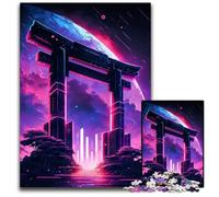 Jigsaws 1000 Pieces for Adults Gateway to The Cosmos cardboard Jigsaw Puzzles for Adults Perfect for Teenagers & Collectors, Ideal Home Decor & Travel Gift 26X38CM/10.23x14.96inch