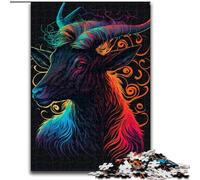Jigsaws 1000 Pieces for Adults Goats Jigsaw Puzzle Made of cardboard,Intricate Design for Teenagers, DIY Decor, And Brain-Boosting Fun 1000pcs(26x38cm)