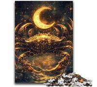 Jigsaws 1000 Pieces for Adults Golden Crab Adult Puzzles,for Educational Game Challenge Toy Birthday Present, Gifts, Wall Art (38x26cm)