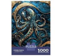 Jigsaws 1000 Pieces for Adults Golden Secrets of The Deep Art Jigsaws for Adults Hands-on Game Difficult Challenge Challenging Game Gifts 38x26cm/1000pcs