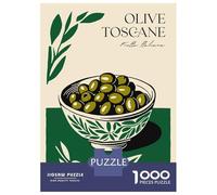 Jigsaws 1000 Pieces for Adults Green Italian Olives Puzzle for Adults Relax Games Analysis And Logic Christmas Birthday Gifts 38x26cm/1000pcs