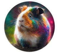 Jigsaws 1000 Pieces for Adults Guinea Pig Color Impossible Jigsaw Puzzles for Adults Brain Challenge Gift,Educational Activity for Teenagers 67.5x67.5 cm