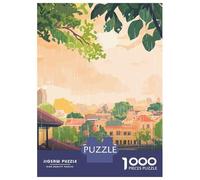 Jigsaws 1000 Pieces for Adults Hanoi, Vietnam in The Rain Puzzle for Adults Relax Games Analysis And Logic Christmas Birthday Gifts 38x26cm/1000pcs