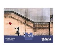Jigsaws 1000 Pieces for Adults Hope Graffiti Street Art Jigsaw for Adults Relaxing Games Presents for Women Fun at Home Activities, 52x38cm/1000pcs