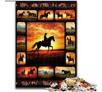Jigsaws 1000 Pieces for Adults Horse Collage Educational Games Home Decoration for Is Ideal As A Gift for The Whole Family (size 50x75cm)