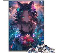 Jigsaws 1000 Pieces for Adults Japanese Anime Girl cardboard Jigsaw Puzzles for Adults 26X38CM Fun at Home Activities, Birthday Present, Travel Gifts