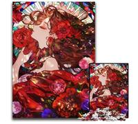 Jigsaws 1000 Pieces for Adults Japanese Anime Girl Puzzle for Age 14+ Educational Challenge Fun Activities at Home, Birthday Gifts, Travel Gifts 50X75CM