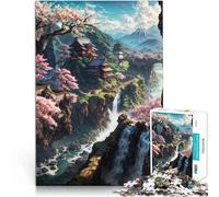 Jigsaws 1000 Pieces for Adults Japanese Castle Found 2 Denksportaufgabe für Jedes Stück ist einzigartig Anspruchsvolles Familienspiel52x38cm
