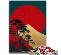 Jigsaws 1000 Pieces for Adults Japanese Style Landscape 1000 Pieces for Teenagers,Fun Games Wall Decoration Unique Birthday And Xmas Gifts (38x26cm)