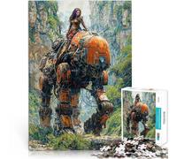 Jigsaws 1000 Pieces for Adults Jungle Conquest Interessante Stressreduzierung Jedes Stück ist einzigartig Anspruchsvolles Familienspiel52x38cm