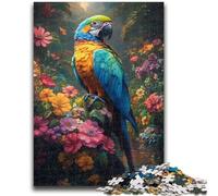 Jigsaws 1000 Pieces for Adults Jungle Parrot Help The Brain Exercise Addictive Toys to Cultivate Patience A Work of Art 50x75cm