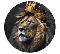 Jigsaws 1000 Pieces for Adults King of The Grassland Lions Jigsaw Puzzles for Adults Develops Hand-Eye Coordination Skills,Perfect for Birthday Gifts (Size 67.5x67.5cm)