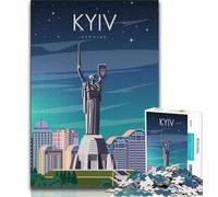 Jigsaws 1000 Pieces for Adults Kyiv Kiev Ukraine Art,Help The Brain Exercise Addictive Toys to Cultivate Patience Perfect Decoration (75x50cm)