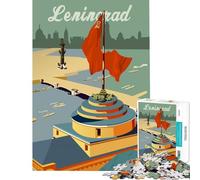 Jigsaws 1000 Pieces for Adults Leningrad Educational Games Learning Educational Toys Gifts For Birthdays A Work of Art (Size 75x50cm)