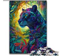Jigsaws 1000 Pieces for Adults Leopard in The Woods Jigsaw Challenging Brain Teaser, Family Activity, Home Decor, (size : 50x75cm)