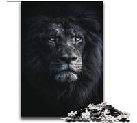 Jigsaws 1000 Pieces for Adults Lion Sin The Darkness,Help The Brain Exercise Addictive Toys to Cultivate Patience Artists Collection,Fine Art 38x52cm