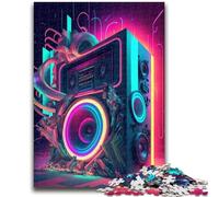 Jigsaws 1000 Pieces for Adults Live Music Neon Family Fun for Is Ideal As A Gift for The Whole Family for And Age 14 Years Up 26x38cm