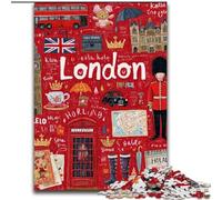 Jigsaws 1000 Pieces for Adults London, Educational Toys for Is Ideal As A Gift for The Whole Family for And 14 Years Old (Size 50x75cm)