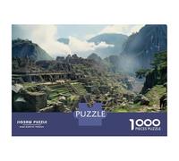 Jigsaws 1000 Pieces for Adults Machu Picchu Inca Ruins Jigsaws for Adults Hands-on Game Difficult Challenge Challenging Game Gifts 52x38cm/1000pcs