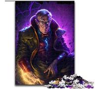 Jigsaws 1000 Pieces for Adults Mad Doctor Made of Wood, Unique DIY Home Decor Gift Idea 50x75cm Adult & Family Activity, DIY Home Decor Gift
