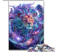 Jigsaws 1000 Pieces for Adults Magic Fantasy Lion Jigsaw Puzzles 50X75CM Challenging Brain Teaser for Teenagers, Family Fun Interactive Game