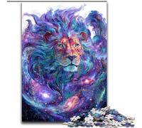 Jigsaws 1000 Pieces for Adults Magic Fantasy Lion Wooden Jigsaw Puzzles 26X38CM Perfect for Halloween, Christmas, Birthday Gift