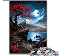 Jigsaws 1000 Pieces for Adults Magical Mount Fuji, for 14+ For Family Fun & Game Night Artists' Collection, Fine Arts 26x38cm