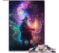 Jigsaws 1000 Pieces for Adults Magician of Art Made of Wood, Perfect Christmas & New Year Gift, 50x75cm for Holidays, Birthdays, And Family Game Nights