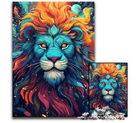 Jigsaws 1000 Pieces for Adults Majestic Lion Paper Jigsaw Puzzles for Adults for Mother'S Day, Birthdays, Christmas 1000 PCS(38x26cm)