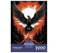 Jigsaws 1000 Pieces for Adults Majestic Phoenix Rising Puzzles for Adults Brain Teaser Game Stress Reliever Unique Birthday And Xmas Gifts 70x50cm/1000pcs