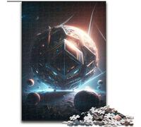 Jigsaws 1000 Pieces for Adults Mechanic Alien Planet Jigsaw Puzzles size 26x38cm Challenging Brain Teaser for Teenagers, Family Fun Interactive Game