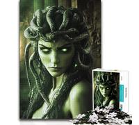 Jigsaws 1000 Pieces for Adults Medusa Portrait Challenging Game Toys For Family Fun Gift For Birthdays (size 38x26cm)