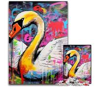 Jigsaws 1000 Pieces for Adults Mgraffiti Painting Yak Puzzles for Adults Fun at Home Activities, Birthday Present, Travel Gifts 50x75CM/19.68x29.52inch