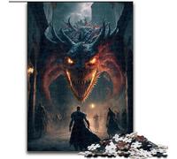 Jigsaws 1000 Pieces for Adults Monster Invasion cardboard Jigsaw Puzzles for Adults size 26x38cm Challenging Brain Teaser, Family Activity, Home Decor