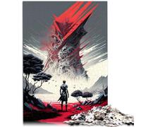 Jigsaws 1000 Pieces for Adults Monster Slayer Home Decoration Puzzle 26x38cm Suitable for desktop decoration for ages 14+